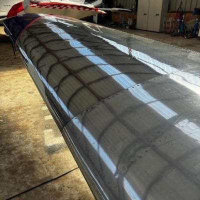 Effet miroir polissage avion Wallonie